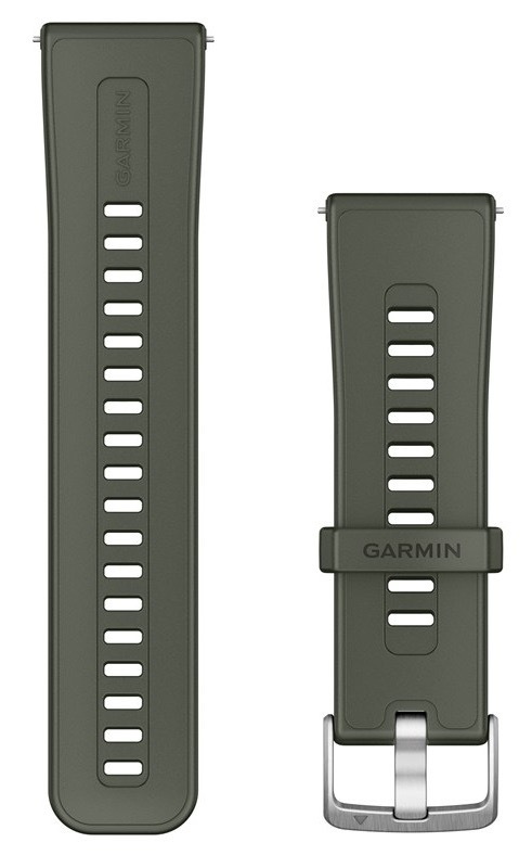Řemínek Garmin Quick release (24 mm) pro Garmin Venu X1, silikon, zelená barva