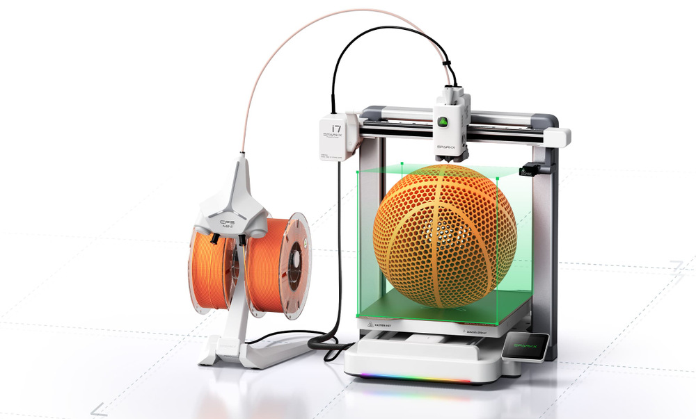 3D tiskárna Creality SparkX i7 Color Combo bílá Creality SparkX i7 Color Combo zvládá vícemateriálový tisktisk