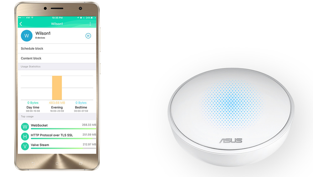 Komplexní Wi-Fi systém Asus Lyra Mini MAP-AC2200 (2-pack) - AC2200 třípásmový WiFi Aimesh Komplexní Wi-Fi systém Asus Lyra Mini MAP-AC2200 (2-pack) - AC2200 třípásmový WiFi Aimesh