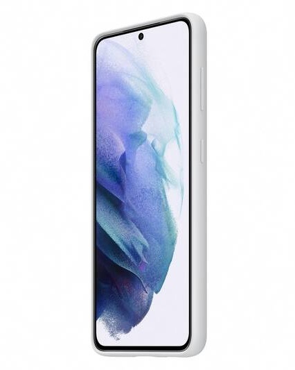 Kryt na mobil Samsung Silicone Cover na Galaxy S21 5G šedý