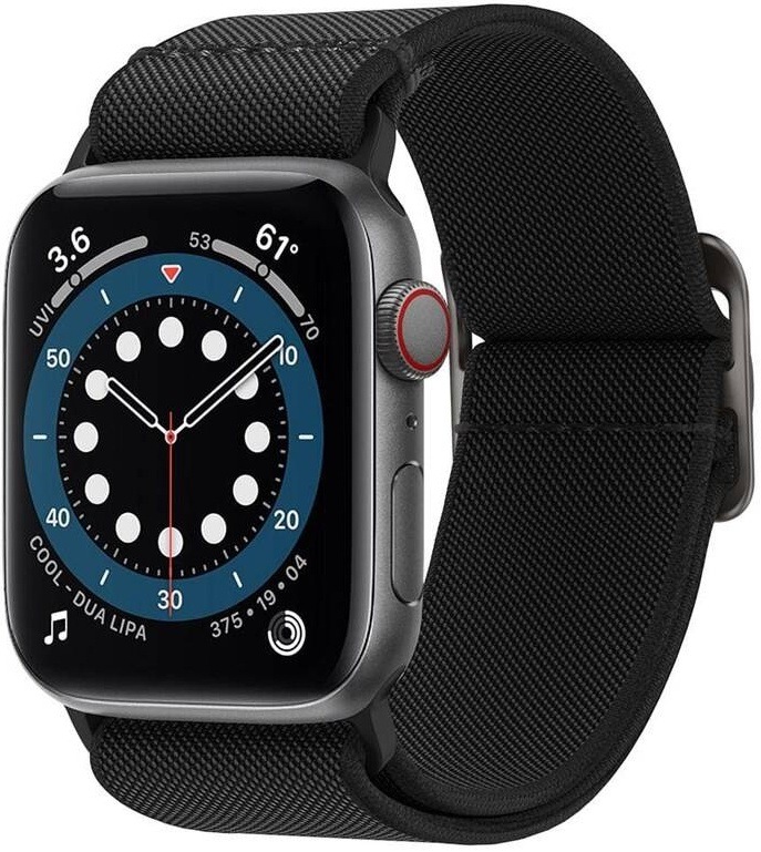 Řemínek Spigen Lite Fit na Apple Watch 42/44/45/49 mm černý
