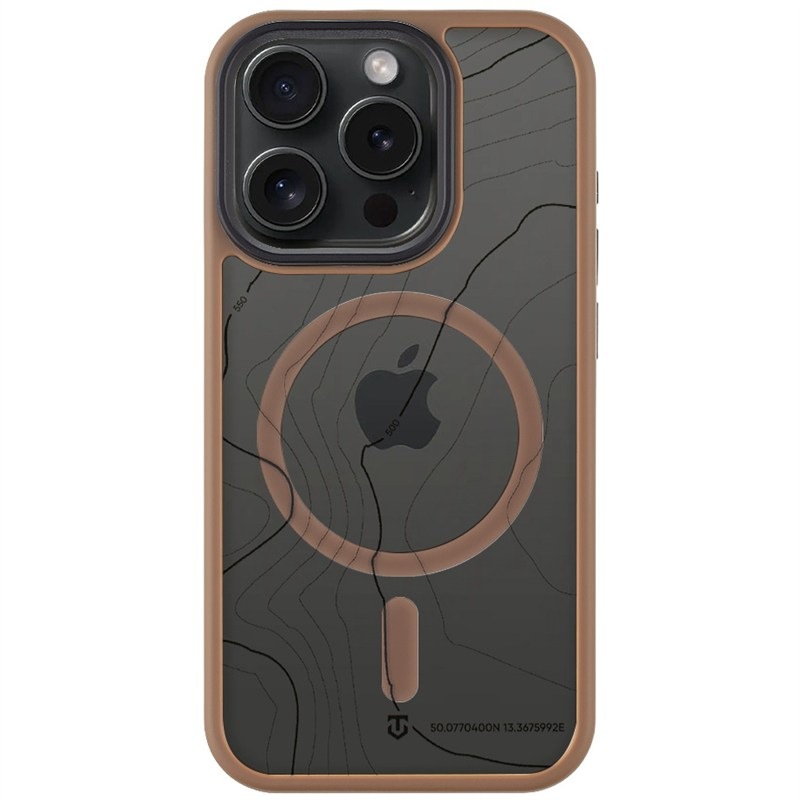 Kryt na mobil Tactical MagForce Hyperstealth Sika na Apple iPhone 15 Pro - hnědý