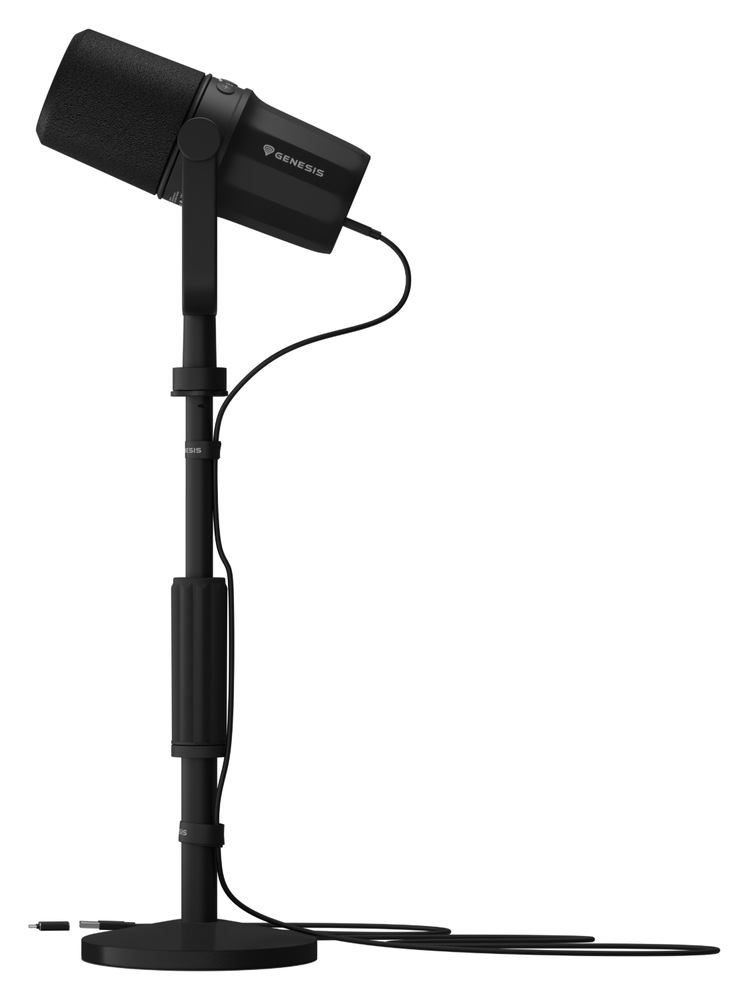Mikrofon Genesis Radium 750D, USB/XLR černý Celkový pohled na Genesis Radium 750D