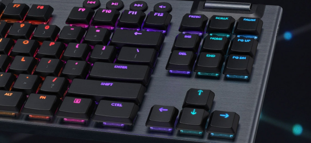Klávesnice Logitech Gaming G915 TKL Lightspeed RGB, Linear, US černá Klávesnice Logitech Gaming G915 TKL Lightspeed RGB, Linear, US černá