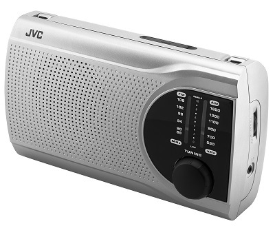 Radiopřijímač JVC RA-E321S stříbrný