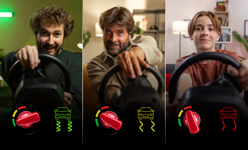 Volant Thrustmaster T98, Ferrari 296 edice - XBOX, PC + Gamepass Ultimate na měsíc zdarma černý