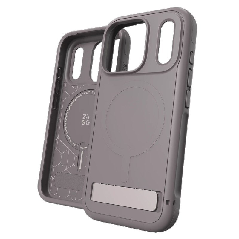 Kryt na mobil ZAGG Sedona Snap Kickstand na Apple iPhone 18 Pro / 17 Pro šedý