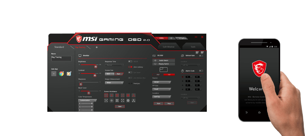 Herní monitor MSI Optix MAG272C