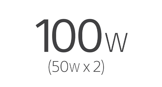 Reproduktory Sony SA-RS3S - 100W výkon