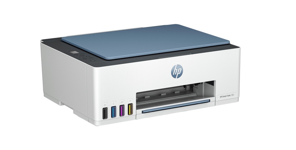 Tiskárna multifunkční HP Smart Tank 585 bílá/modrá