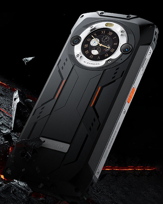 Mobilní telefon Aligator Blackview BV9300 Pro 12 GB / 256 GB černý/oranžový