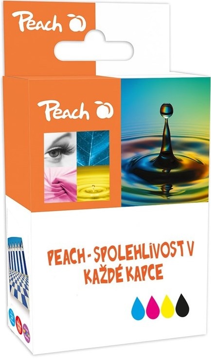 Černá inkoustová náplň Peach Canon CLI-531BK s výtěžností 400 stran