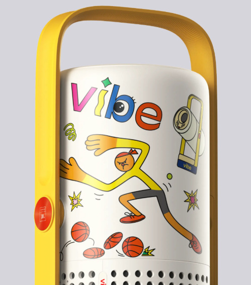 Xgimi Vibe One Pro si můžete přizpůsobit prostřednictvím samolepek