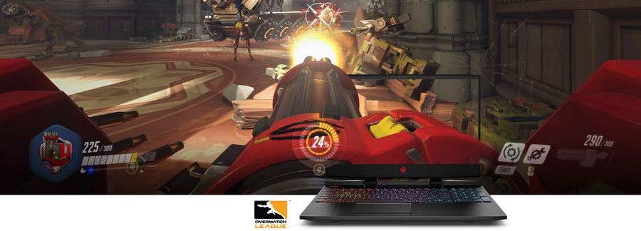 Notebook HP Omen 15-dc1601nc černý Notebook HP Omen 15-dc1601nc černý