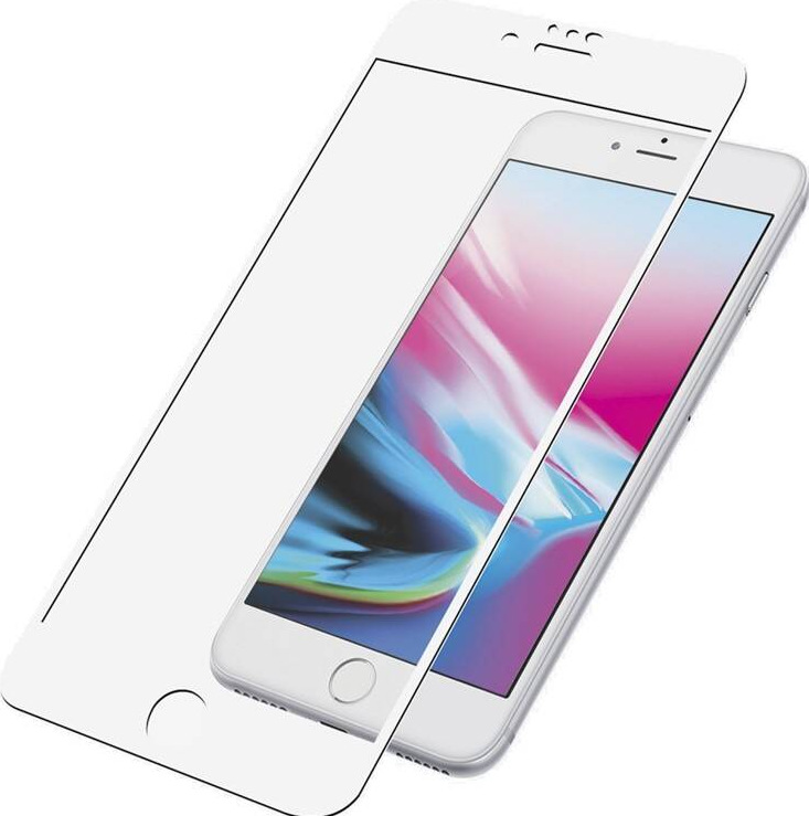 PanzerGlass Edge-to-Edge pro Apple iPhone 6/6s/7/8, bílá