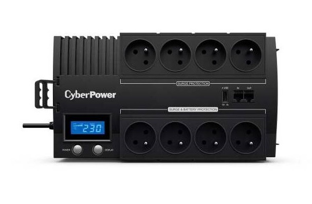 Záložní zdroj CyberPower BRICs Series II SOHO LCD UPS 1000VA/600W, české zásuvky