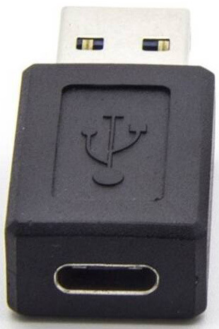 Redukce PremiumCord USB 3.0/USB-C, M/F černá