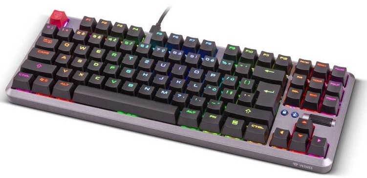 Klávesnice YENKEE YKB 3001CZ ZEROz černá/stříbrná