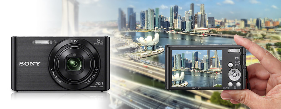 Digitální fotoaparát Sony Cyber-shot DSC-W830S stříbrný