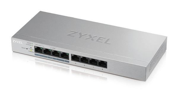 Switch ZyXEL GS1200-8HP stříbrný
