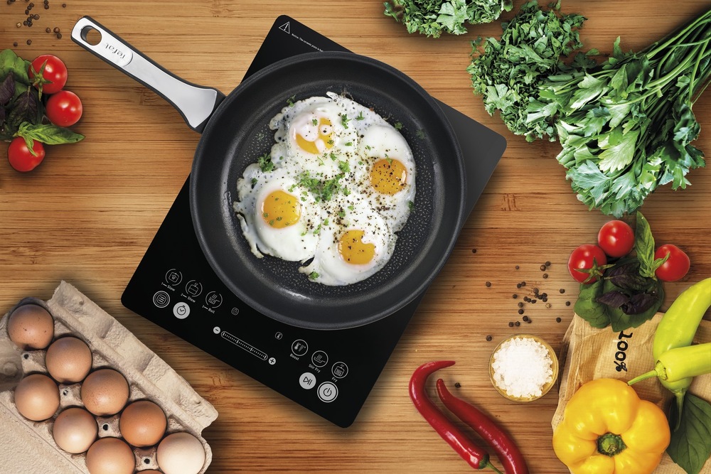 Vařič indukční Tefal IH2108E1 Everyday Slim černý Vařič indukční Tefal IH2108E1 Everyday Slim