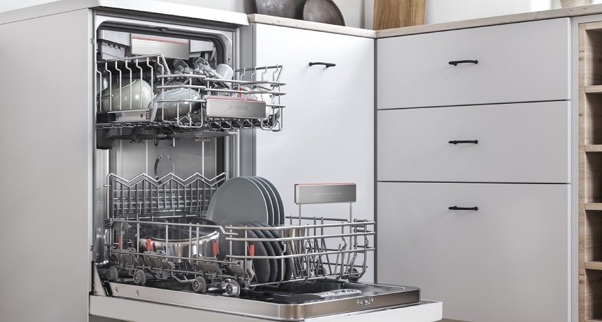 Myčka nádobí Bosch Serie 4 SMV4EVX04E InfoLight Volně stojící myčka Bosch, flexibilní koše