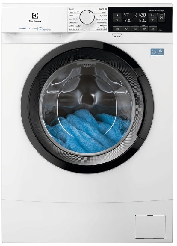 Úzká pračka Electrolux EWS6326BC série 600 SensiCare, bílá