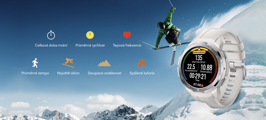 Chytré hodinky HONOR Watch GS Pro černé