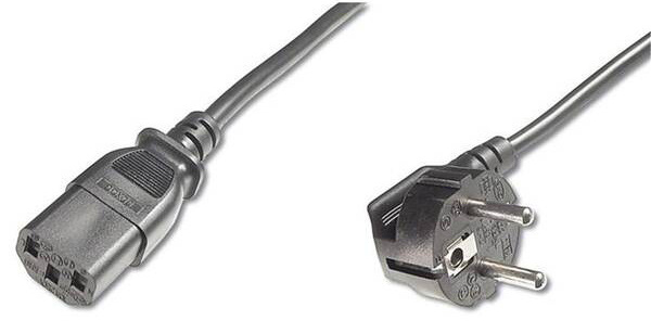 Kabel PremiumCord síťový 230V k počítači 10 m