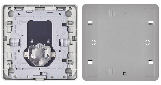 Vypínač EMOS GoSmart IP-2002ZB, ZigBee 3.0, 2-tlačítkový - šedý