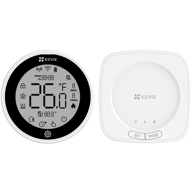 Termostat EZVIZ T56T s bránou T56G - bílá barva