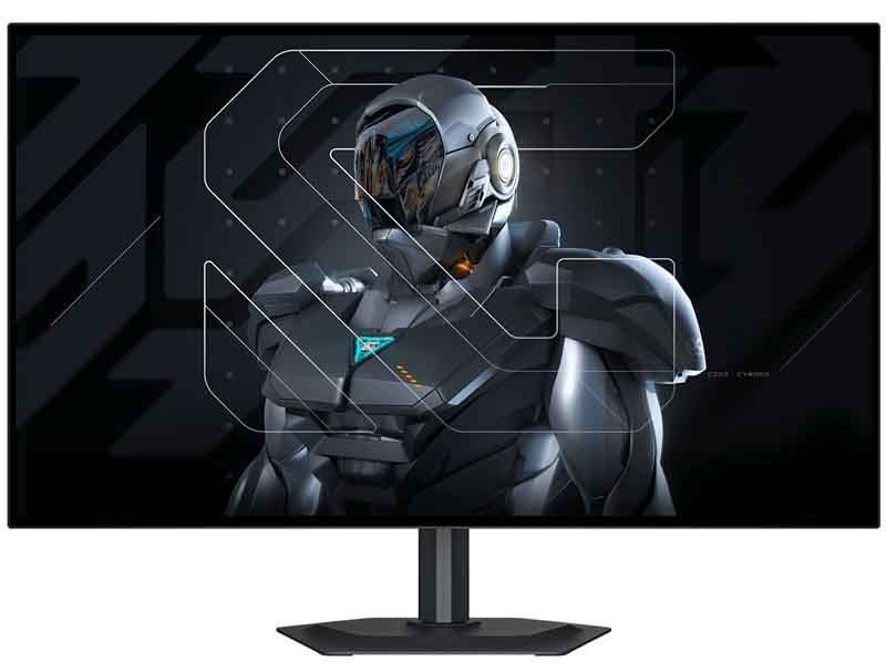Monitor Gigabyte MO27Q28G v černé barvě.