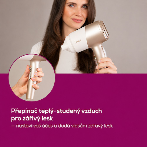 Snadno si vyberete mezi teplým a studeným vzduchem