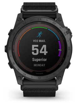 Chytré hodinky Garmin tactix 7 PRO Solar Sapphire - Titanium / Black Nylon Tactical Band