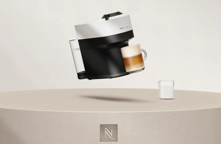 Espresso Krups Nespresso Vertuo Pop XN920110CE bílé