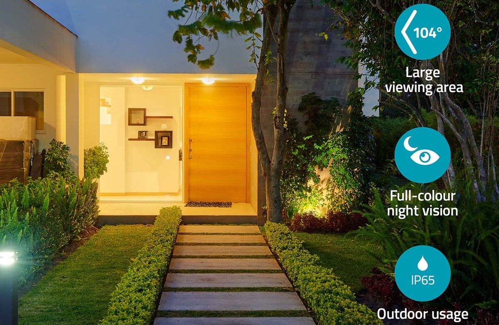 IP kamera Nedis SmartLife WIFICO22CWT bílá