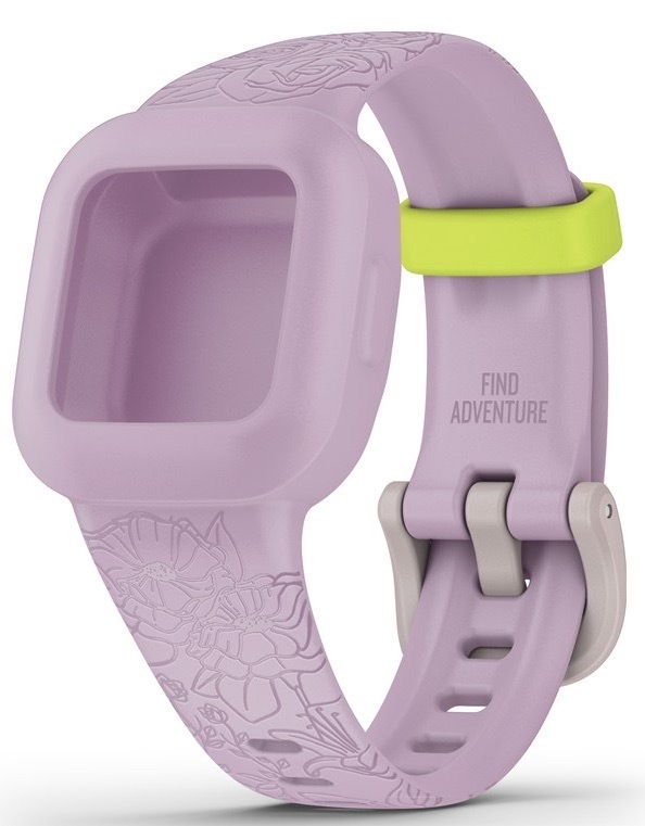Řemínek Garmin vívofit junior3 - Lilac Floral fialový