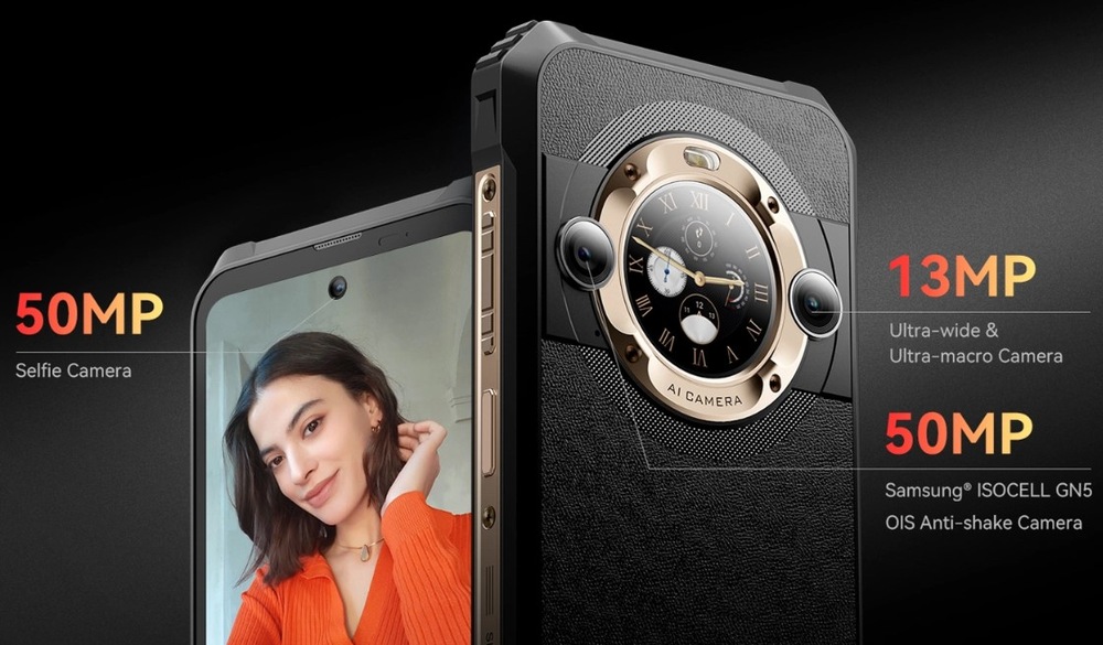 Mobilní telefon Aligator Blackview BL9000 PRO 5G 12 GB / 512 GB černý Fotoaparáty telefonu Aligator Blackview BL9000 PRO 5G