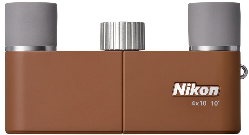 Dalekohled Nikon 4x10D CF hnědá Dalekohled Nikon 4x10D CF, hnědý
