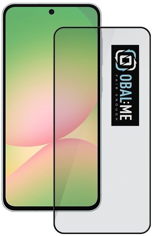 Tvrzené sklo Obal:Me 5D na Samsung Galaxy A37 5G/A57 5G v černé barvě