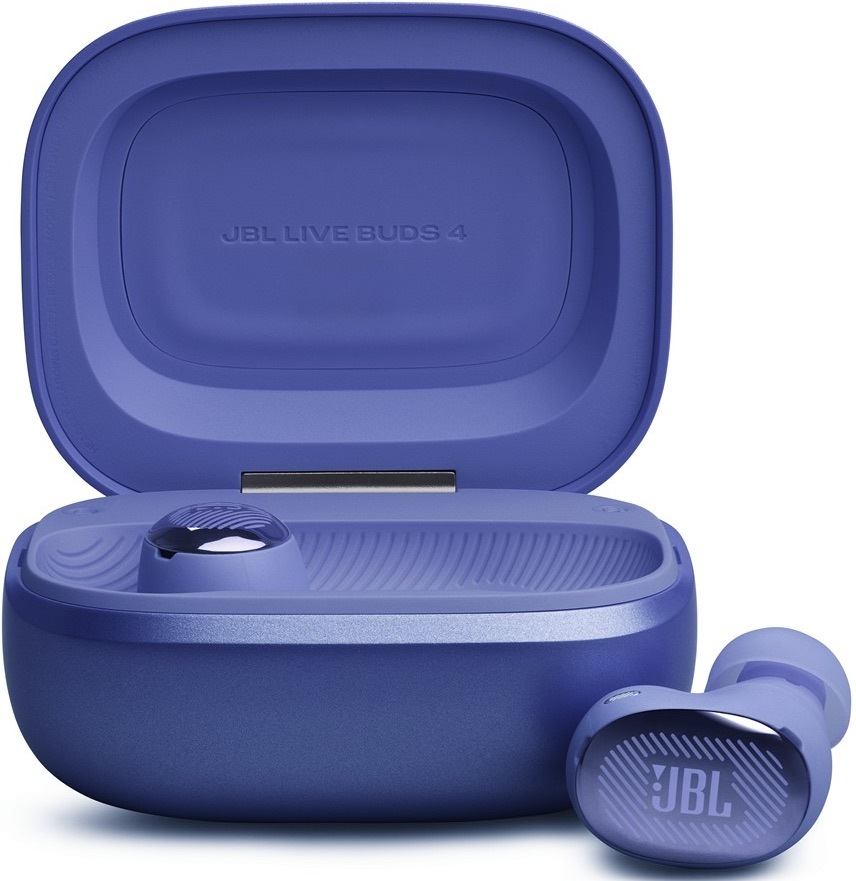Sluchátka JBL Live Buds4 modrá Sluchátka JBL nabízejí skvělou kvalitu hovorů