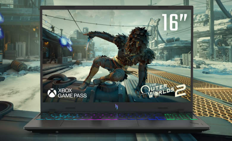 Notebook Acer Nitro V 16 (ANV16-I31-9250) černý Acer Nitro V 16 nadchne i nádherným 16" displejem