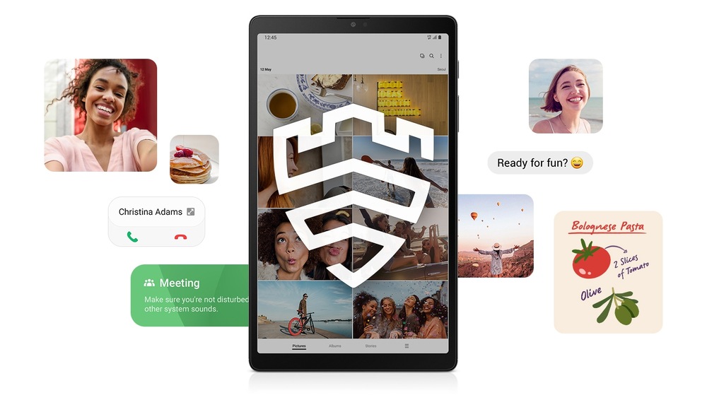 Dotykový tablet Samsung Galaxy Tab A7 Lite šedý Dotykový tablet Samsung Galaxy Tab A7 Lite šedý