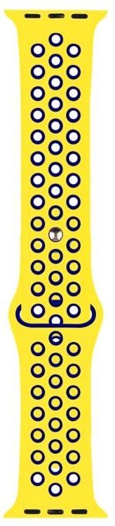 Řemínek RhinoTech na Apple Watch 38/40/41 mm modrý/žlutý Řemínek RhinoTech na Apple Watch 38/40/41 mm modrý/žlutý