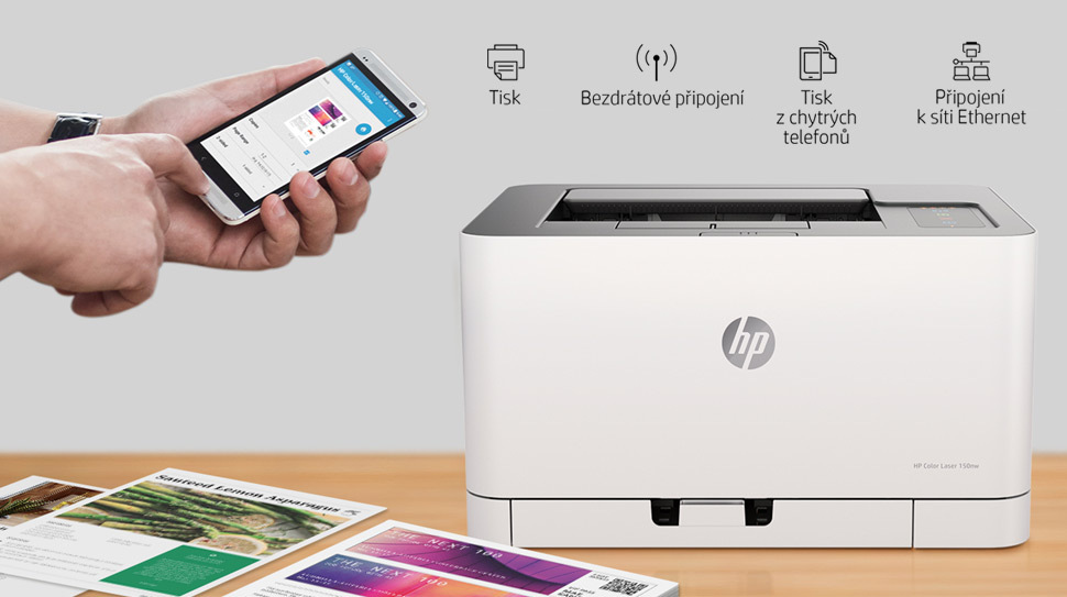 Tiskárna laserová HP Color Laser 150nw HP Color Laser 150nw (4ZB95A#B19)