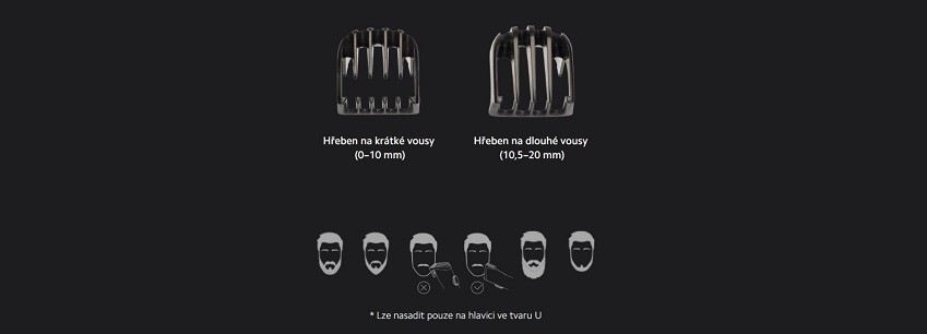 Zastřihovač vousů Xiaomi Grooming Kit Pro černý Zastřihovač vousů Xiaomi Grooming Kit Pro černý