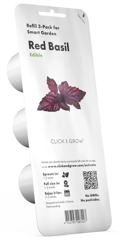 Semínka Click and Grow Červená bazalka (3 ks)