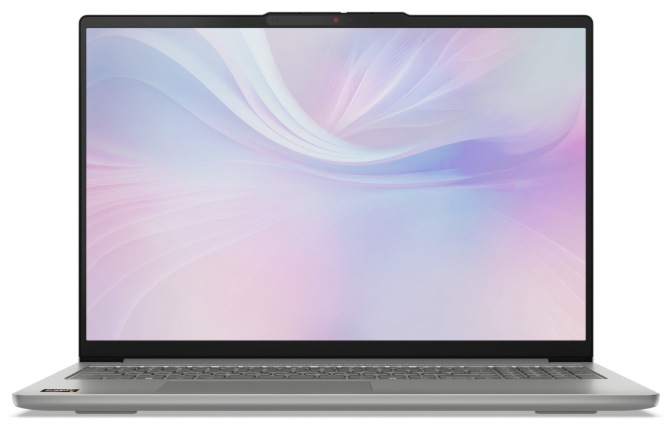 Notebook Lenovo IdeaPad Slim 5 16AKP10 šedý Čelní pohled na notebook Lenovo IdeaPad Slim 5 16AKP10 s otevřeným 16″ displejem