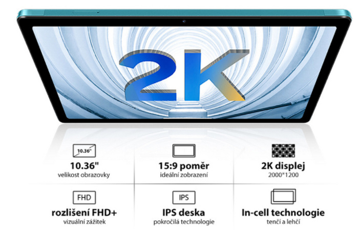 Dotykový tablet iGET BLACKVIEW TAB G11 LTE stříbrný Dotykový tablet iGET BLACKVIEW TAB G11 LTE stříbrný