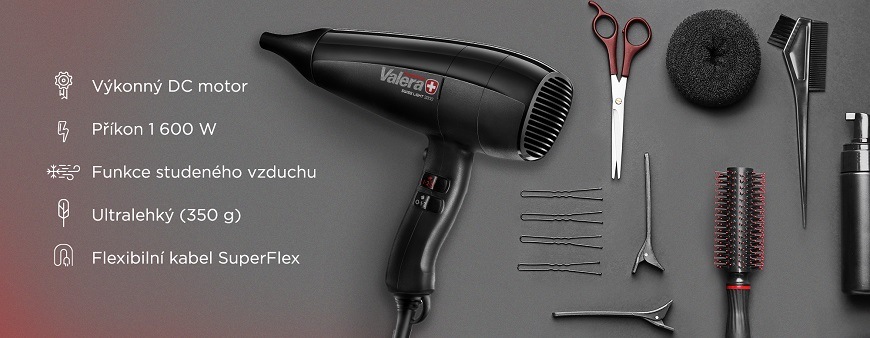 Fén Valera Swiss Light 3200 55660100 černý